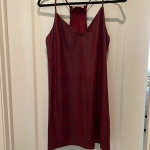 Snakeskin cocktail dress